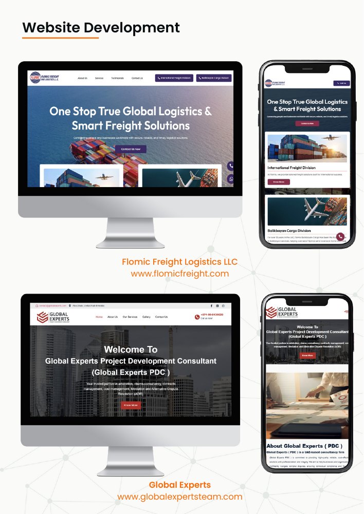 Bizzup website development portfolio
