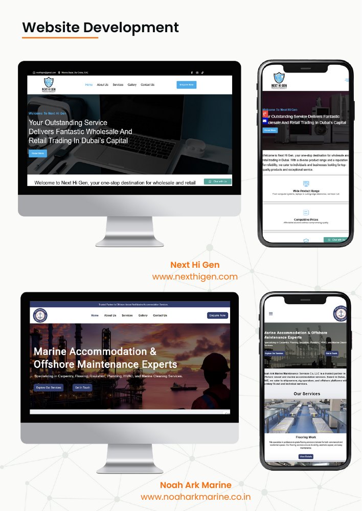 Bizzup website development portfolio